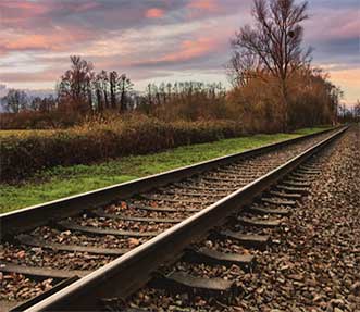 Railroad tracks