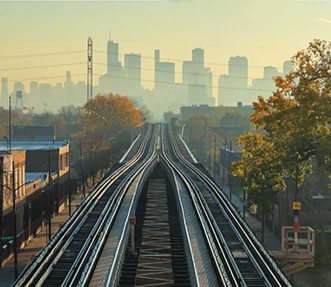 Railroad tracks