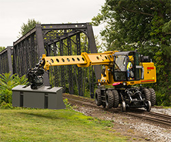 Gradall TrackStar railway maintenance machine