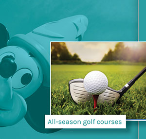 All-season golf courses